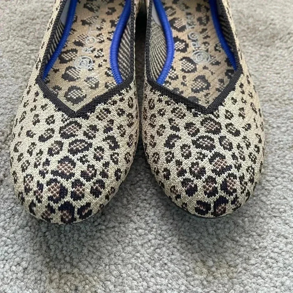 Rothy’s Leopard Print Round Toe Flat| 8.5 - Picture 4 of 6
